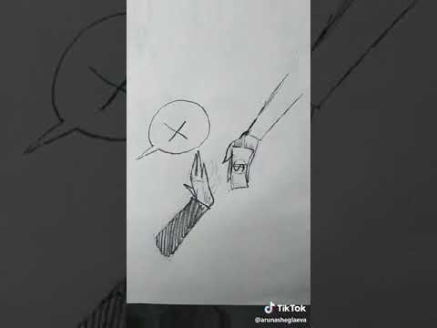 Как нарисовать пейтона из тик тока карандашом